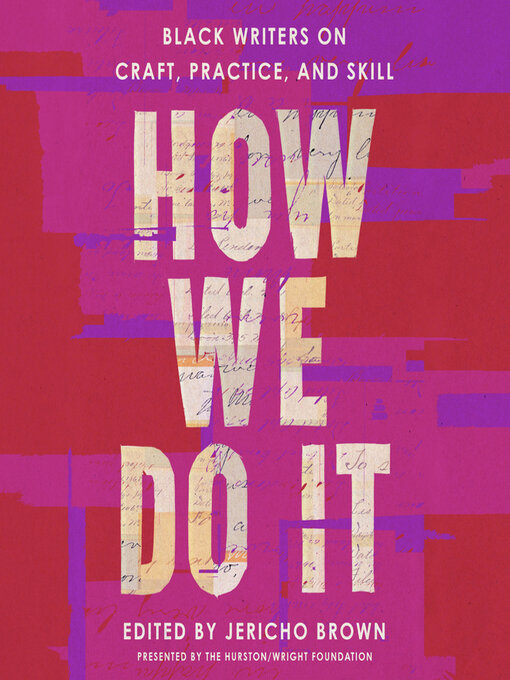 Title details for How We Do It by Jericho Brown - Wait list